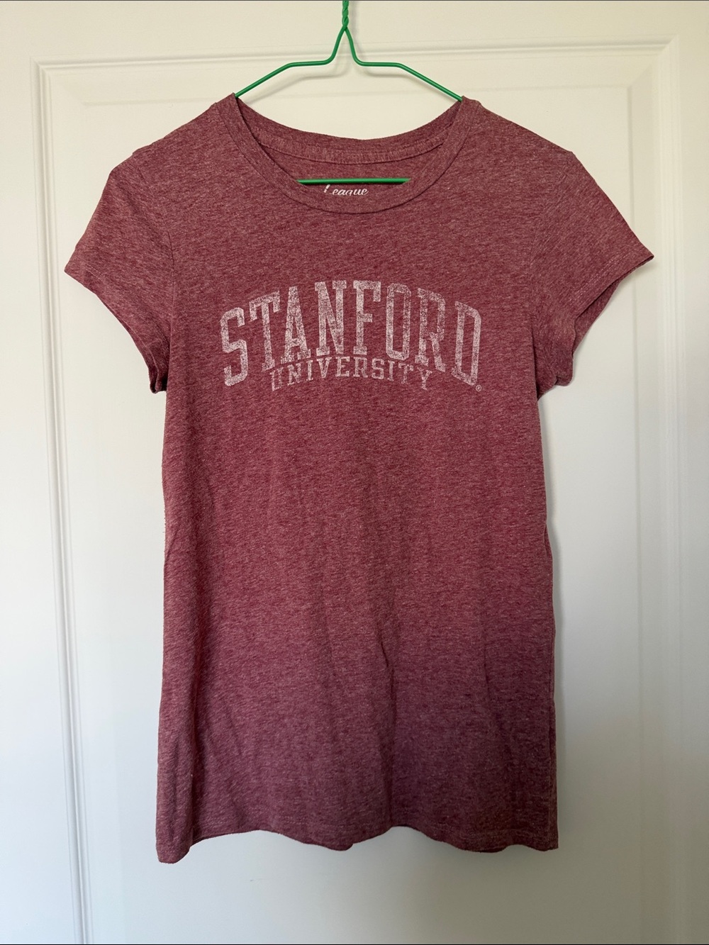 League Heather Maroon Graphic T-Shirt